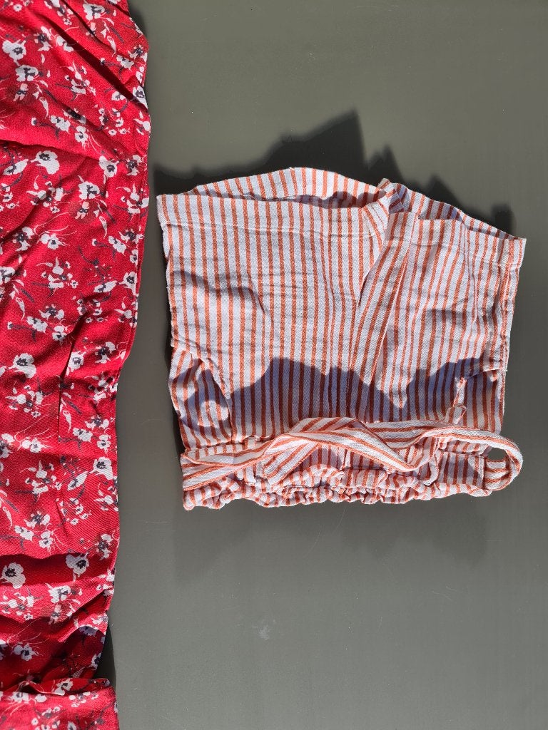 gestreepte korte broek, Happy Girls Club, 13A of 16, Kinderen en Baby's, Ophalen, Zo goed als nieuw, Broek