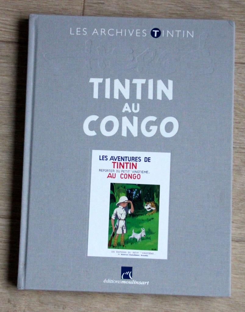 Rare: Archives Tintin lotus bleu en noir blanc Hergé Kuifje, Livres, BD, Comme neuf, Envoi