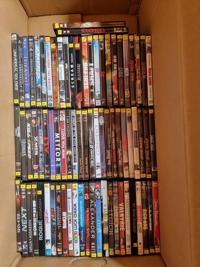 Lot van 250 dvd's, Cd's en Dvd's, Dvd's | Overige Dvd's, Ophalen