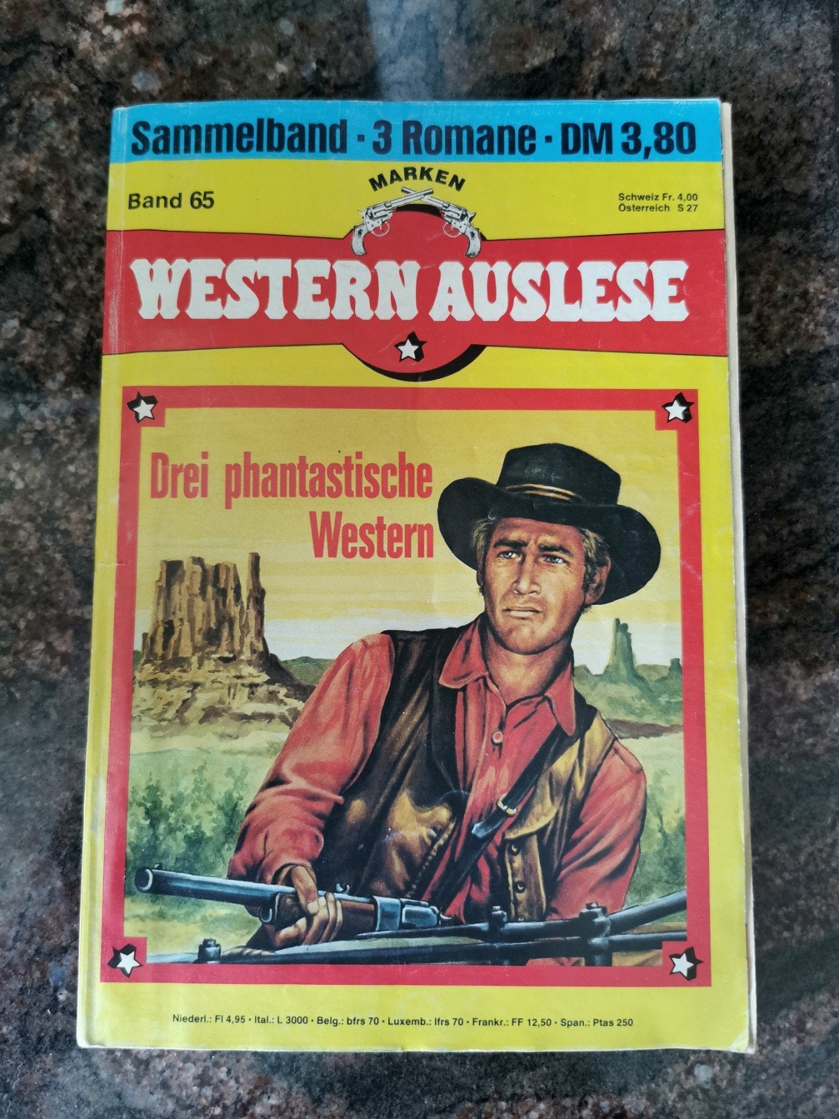 Duitse Vintage Western Roman 3in1, Ophalen of Verzenden, Gelezen, Marken, Fictie