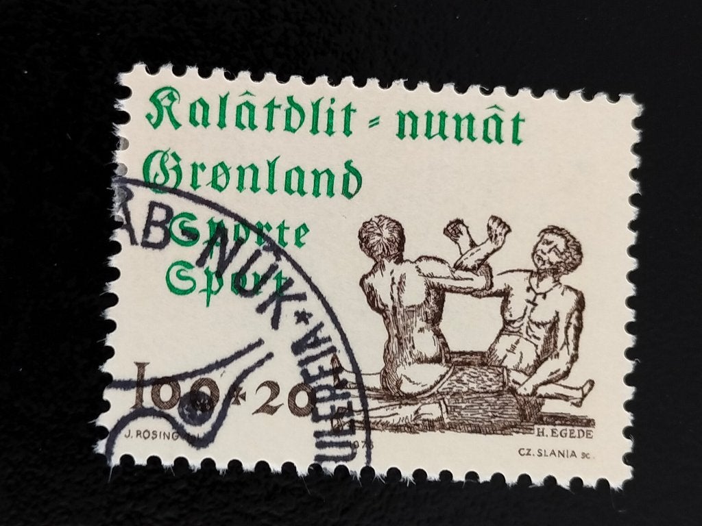 Groenland 1976 - surtaxe pour les sports, Hans Egede, Envoi, Danemark, Affranchi