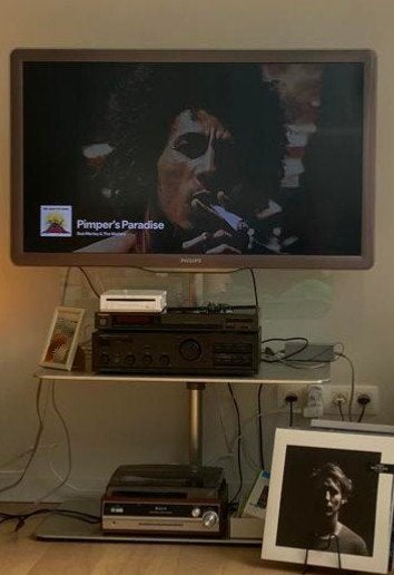 Philips TV met statief, Ophalen, Gebruikt, LCD, Philips