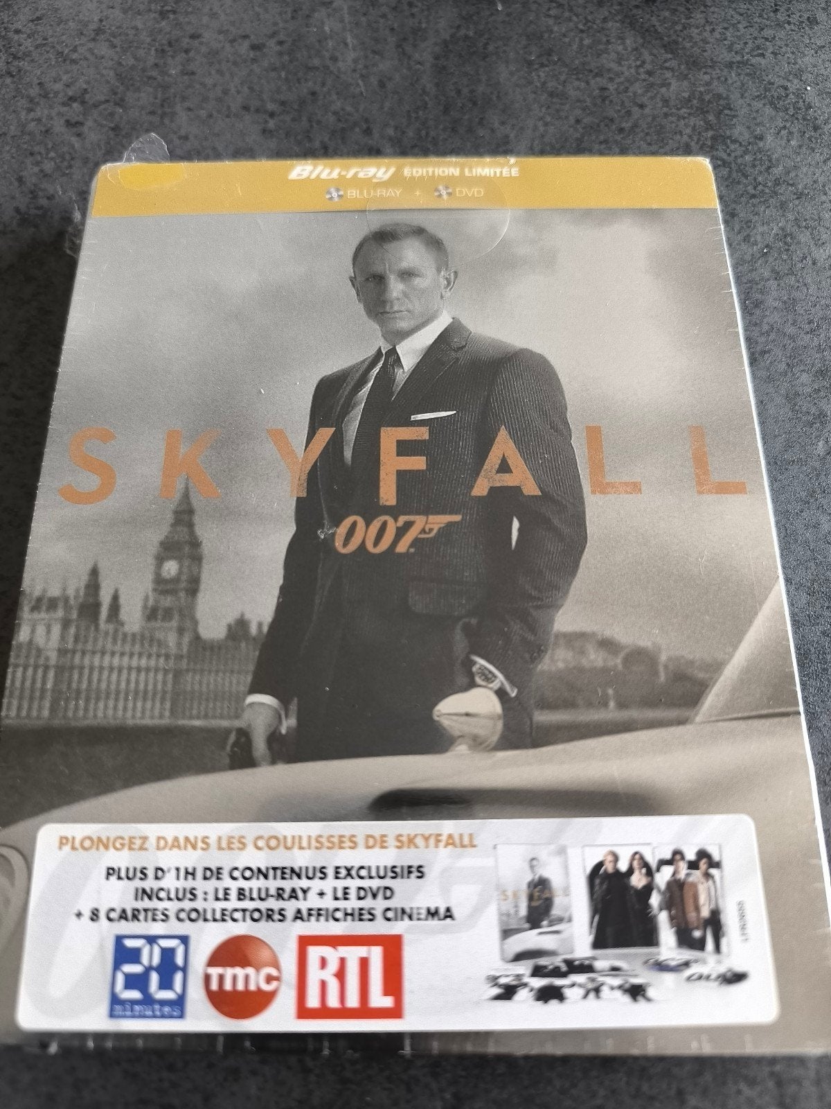 Skyfall 007, Blu ray Steelbook édition limitée + DVD, Ophalen of Verzenden, Nieuw in verpakking