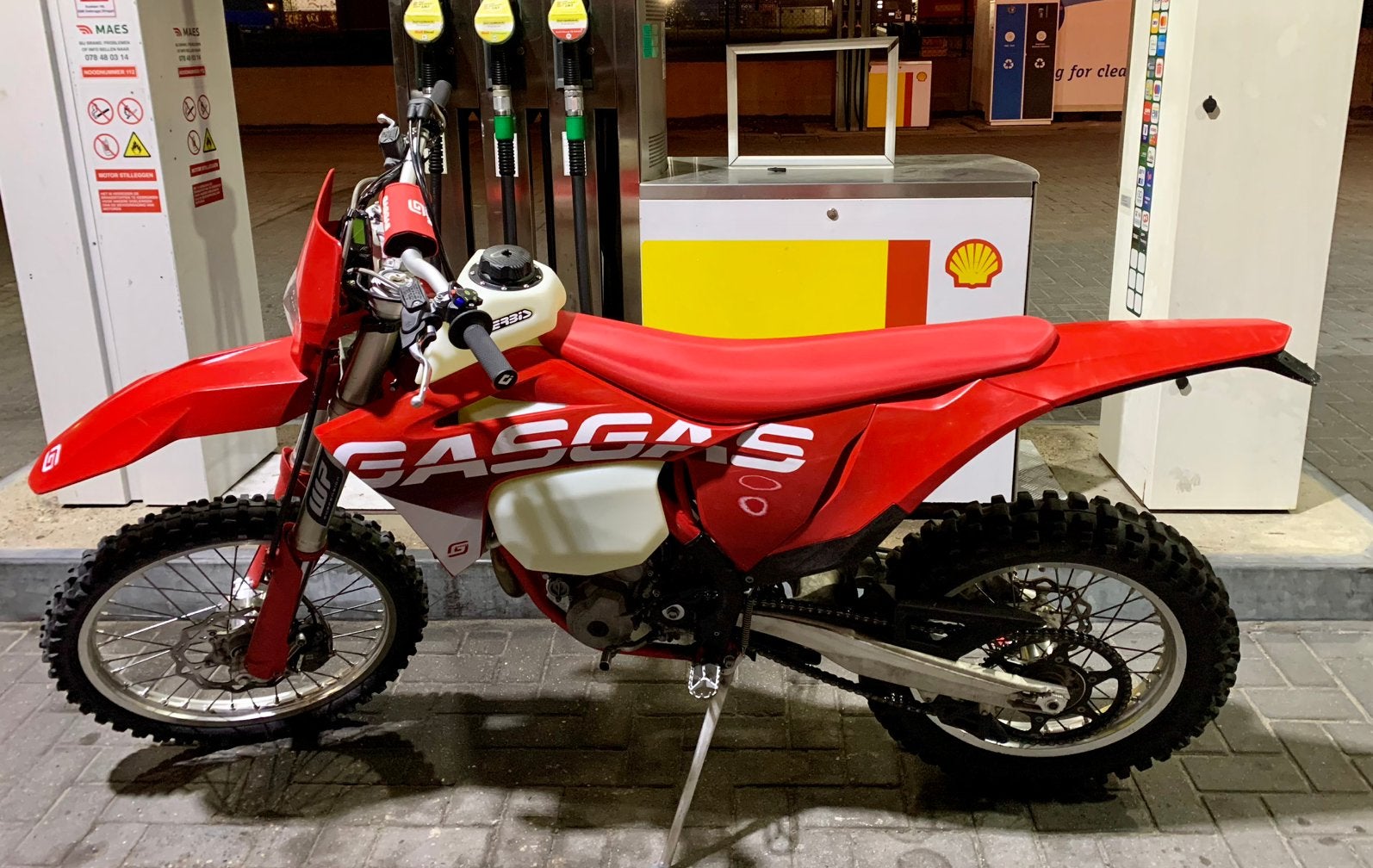 GasGas EC 350 F rode crossmotor model 2022, Occasion, Particulier, Crossmotor, Minimaal motorrijbewijs A2