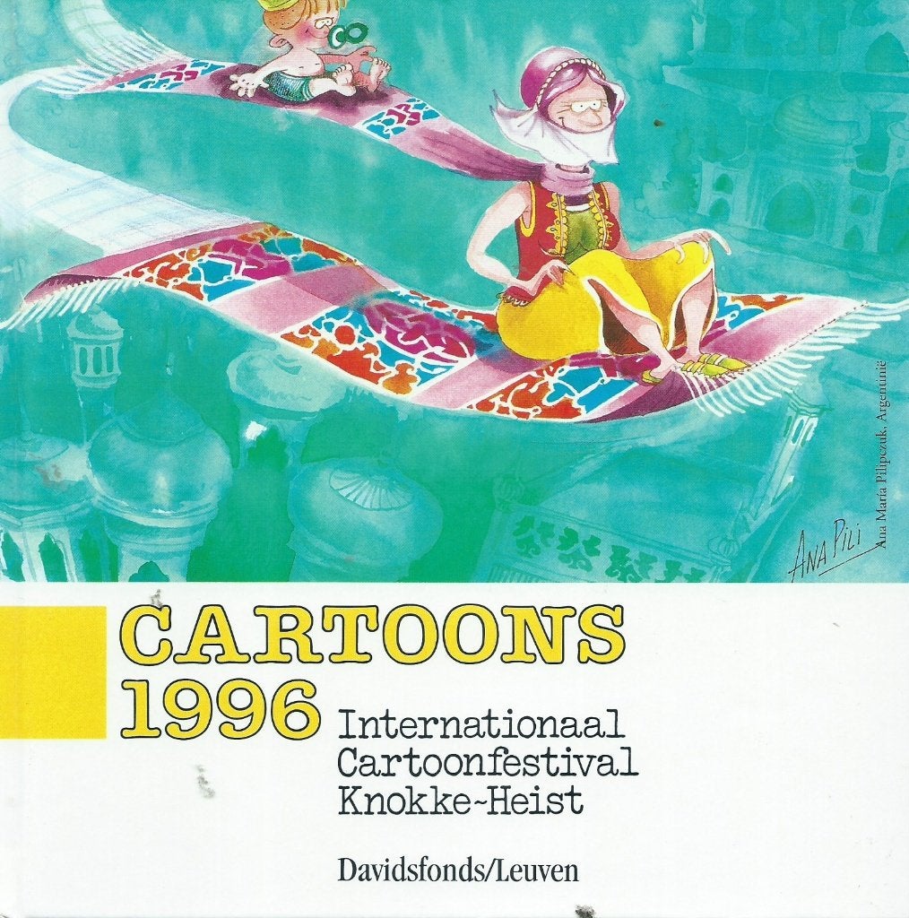 Cartoons 1996 internationaal cartoonfestival 35 Knokke Heist, Livres, Humour, Envoi, Comme neuf, Cartoons ou Dessins humoristiques