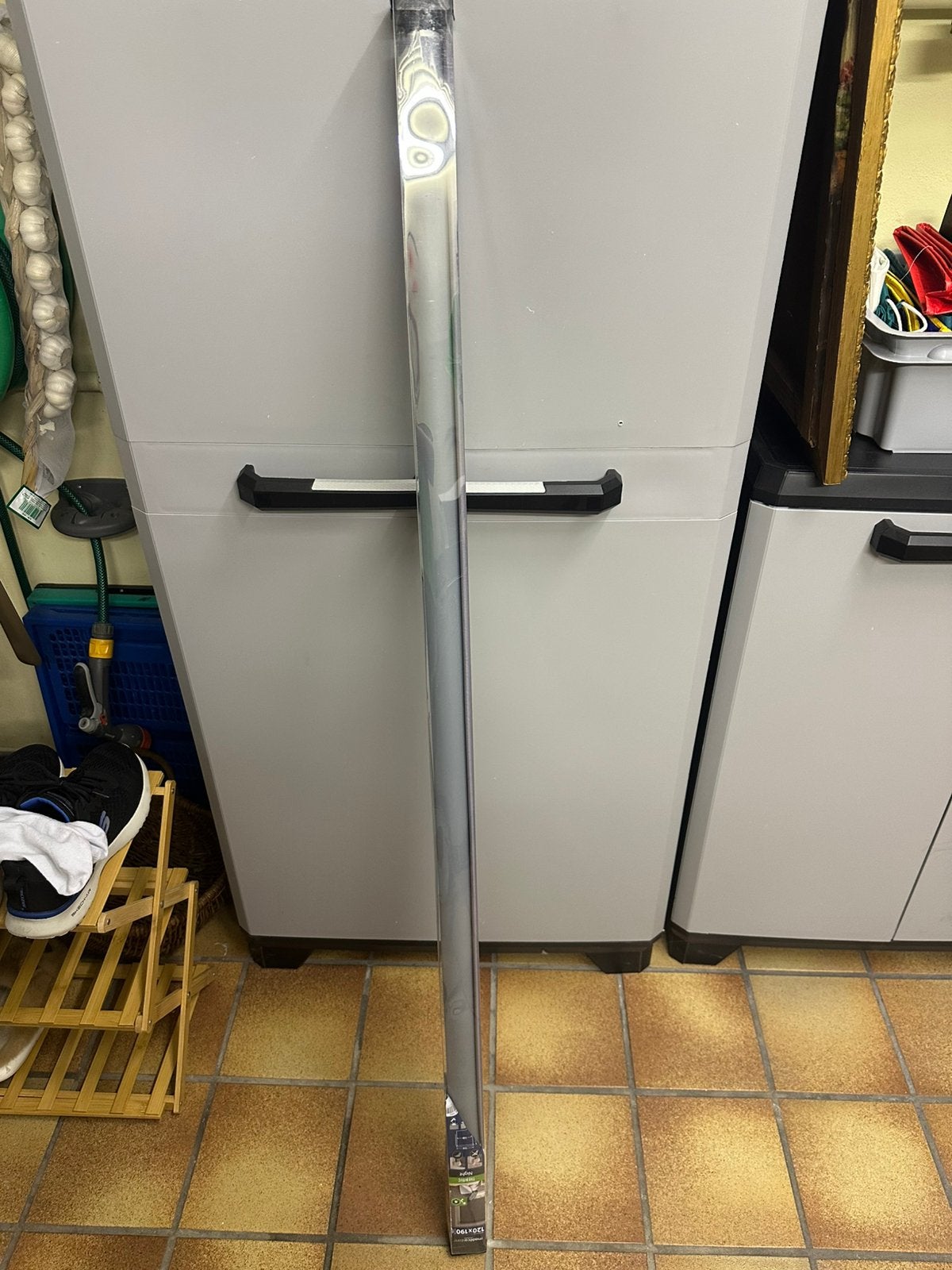 Rouleau occultant, Store enrouleur, Gris, 190 cm, Comme neuf