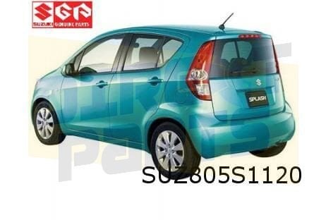 Suzuki Splash achterklep (met power doorlock) (te spuiten) (, Neuf, Arrière, -, Haillon arrière