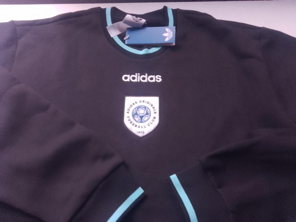 nieuw XL adidas crewneck sweater in verpakking, Neuf, Taille 56/58 (XL), Adidas, Noir