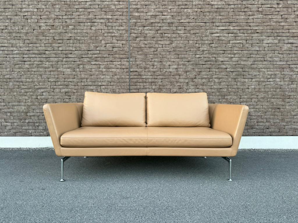 Vitra Suita 2-zits Sofa door Antonio Citterio, Enlèvement, Comme neuf, Cuir, Minotti cassina rolf benz knoll tulip eames jori leolux