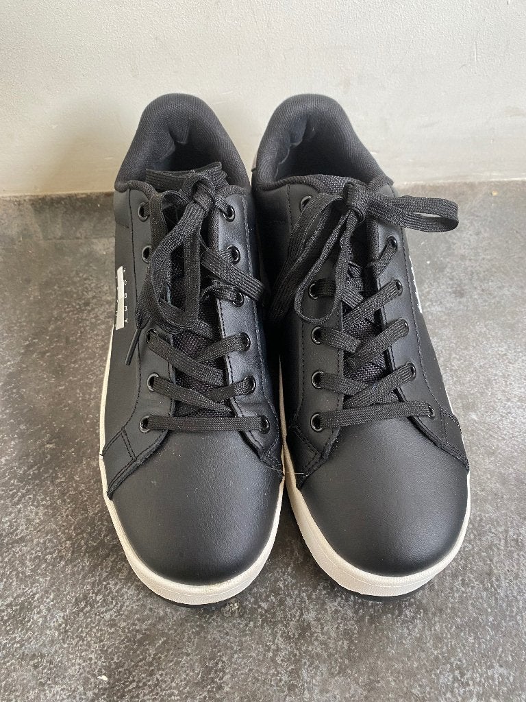 Baskets « Tommy Jeans » en cuir noir, Sneakers et Baskets, Comme neuf, Enlèvement, TOMMY JEANS