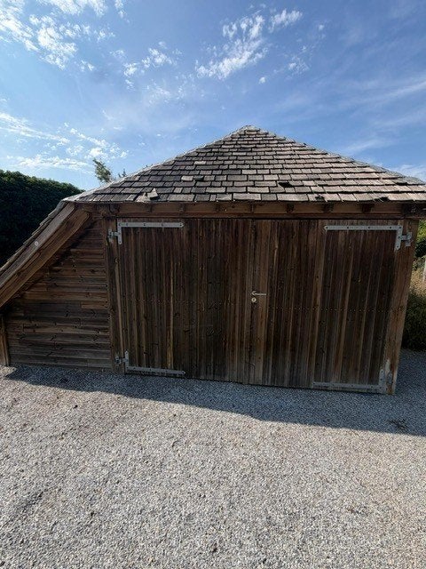 tuinhuis met houten berging, Ophalen, Zo goed als nieuw, Tuinhuis