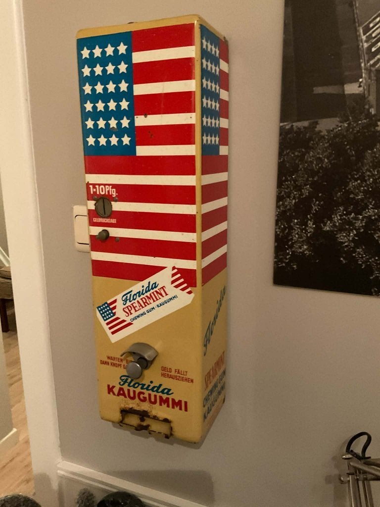 Kauwgumapparaat USA vlag, Verzamelen, Ophalen