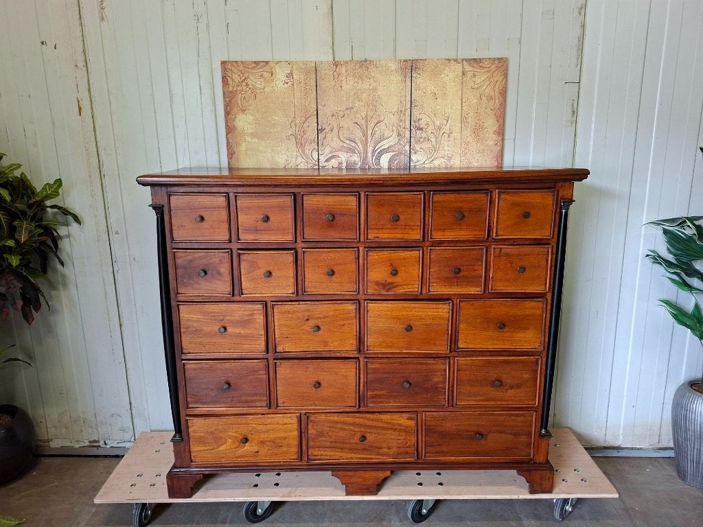 Commode ancienne, armoire à pharmacie, classeur,style empire, Enlèvement ou Envoi, Comme neuf