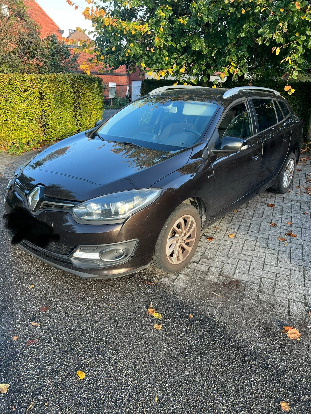 Renault megane break 1.2tce 2015 rijbare schade, Auto's, Euro 5, 4 cilinders, Bruin, 5 deurs