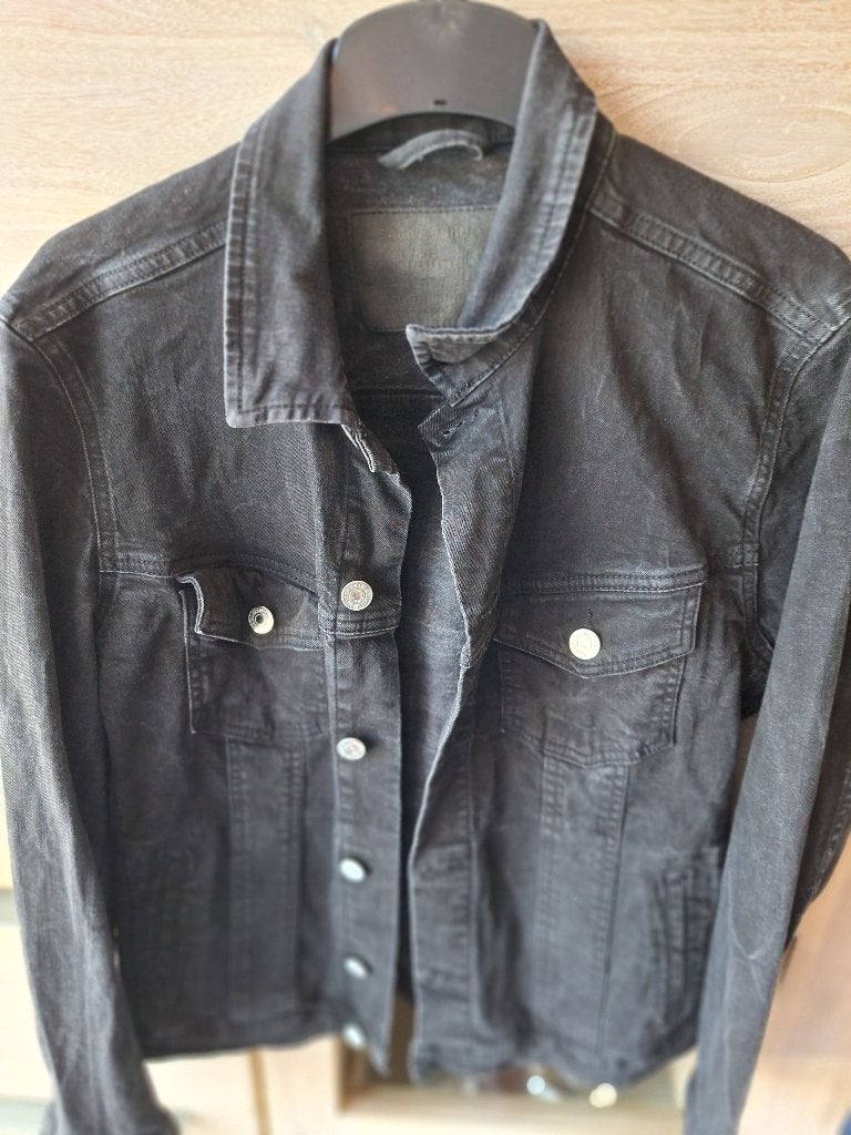Jack&Jones, heren jeansvest zwart maat L, Kleding | Heren, Ophalen, Maat 52/54 (L), Jack  jones, Zwart