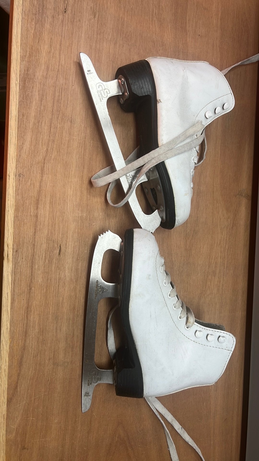 Witte schaatsen maat 36, Sports & Fitness, Patinage, Autres marques, Patinage artistique, Enlèvement, Utilisé
