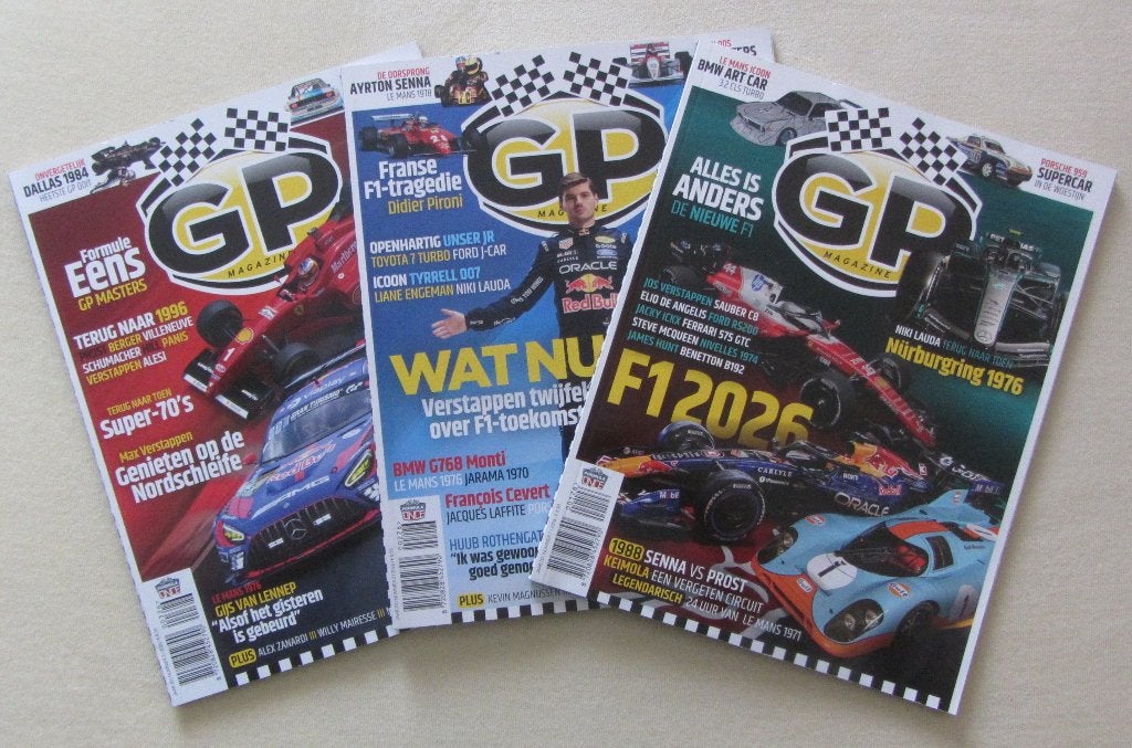GP - Top Gear - Autosport enz..Tijdschriften, Ophalen of Verzenden, Zo goed als nieuw, Algemeen