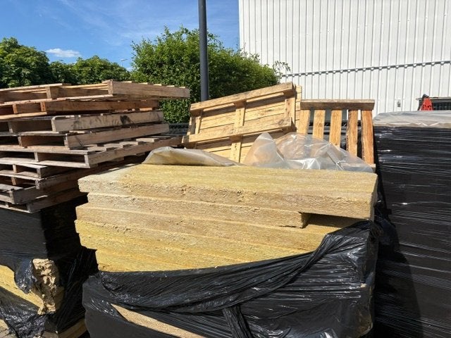 Rotswol, Doe-het-zelf en Bouw, Isolatie en Afdichting, Overige materialen, Gebruikt, 8 tot 12 cm, Ophalen