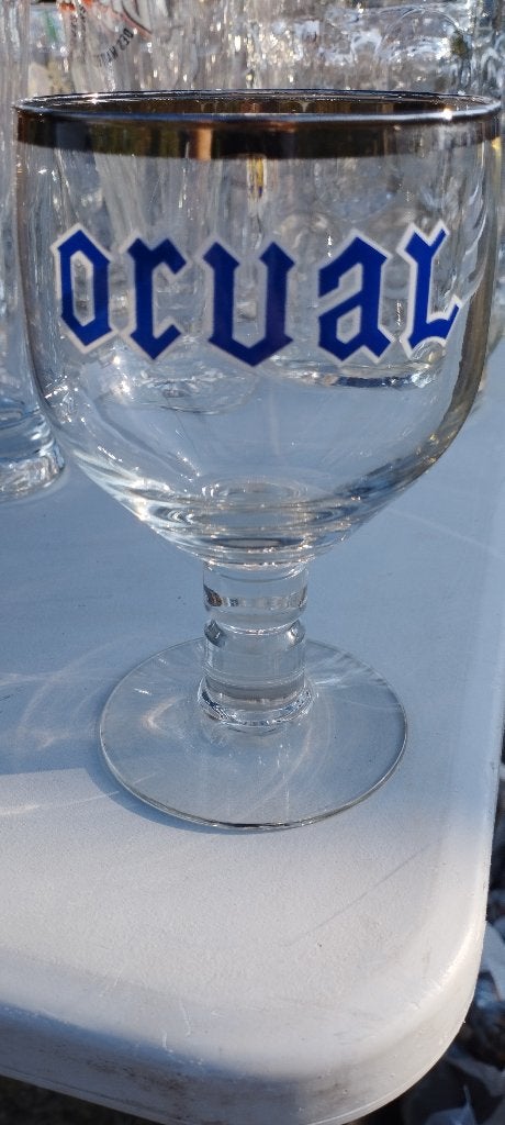 Verre Orval Benjamin, Collections, Enlèvement ou Envoi, Comme neuf, Verre à bière