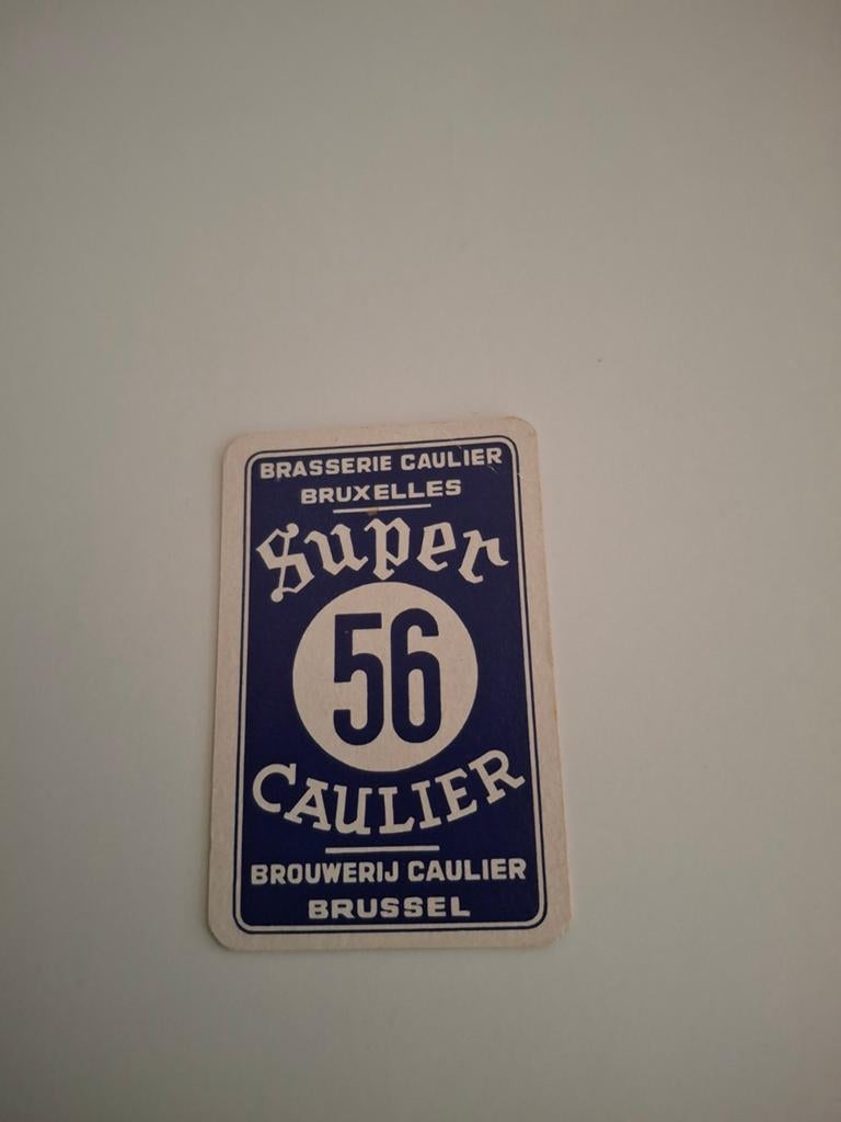 Oude speelkaart super 56 caulier, Verzamelen, Ophalen of Verzenden