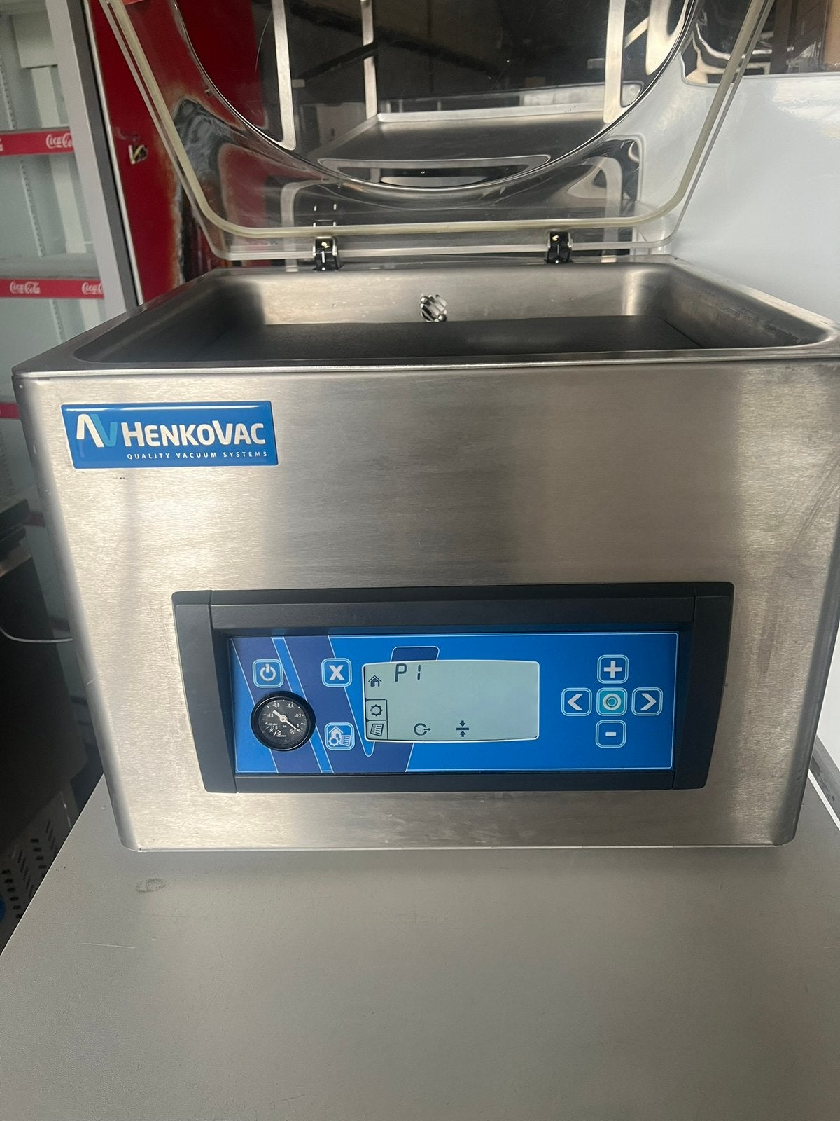 Henkovac T4 Vacuümmachine / Vacuumeermachine Professioneel, Ophalen, Gebruikt, Bakkerij en Slagerij
