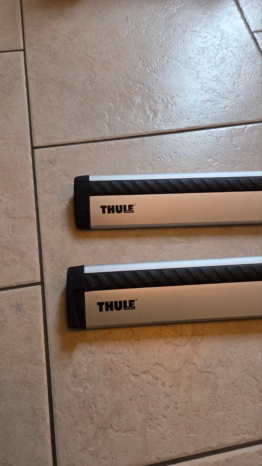 Dagdragers Thule Wingbar Evo 118cm, Ophalen, Gebruikt