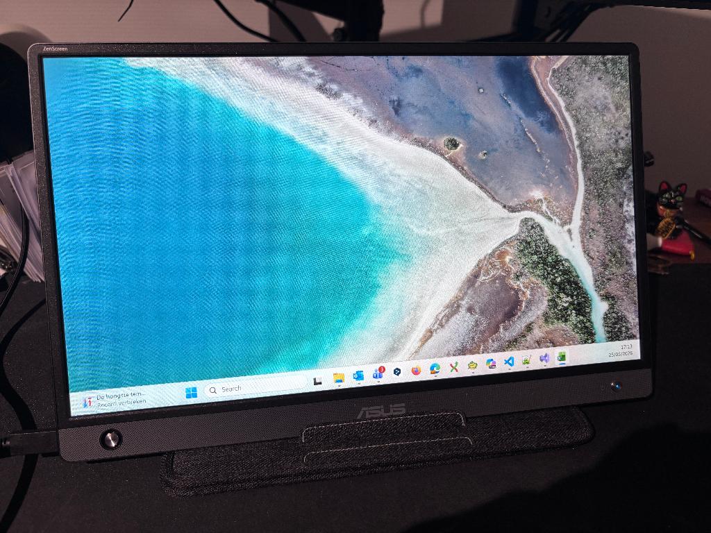 ASUS ZenScreen MB16AH, HDMI, Full HD, Zo goed als nieuw, 60 Hz of minder