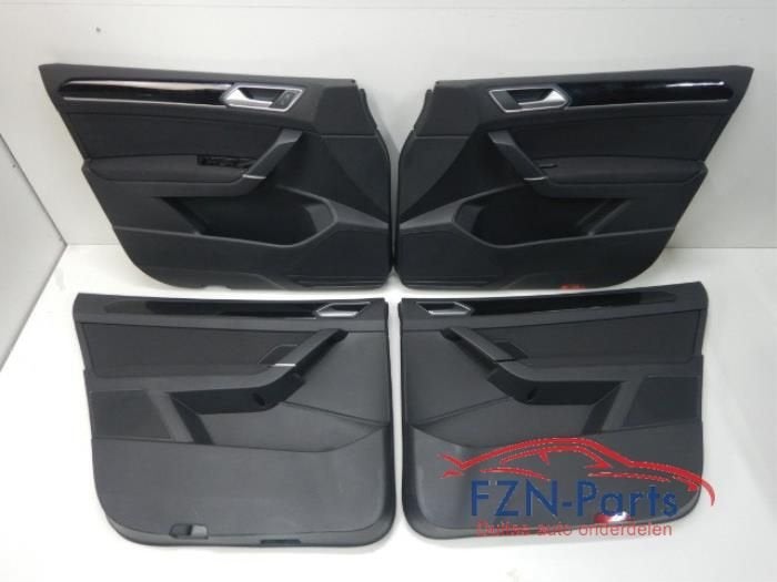 VW Touran 5TA Deurpanelen set Verlicht Hoogglans Zwart, Enlèvement ou Envoi, Utilisé