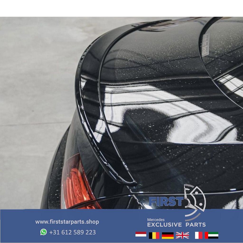 W205 C205 Mercedes C KLASSE C43 C63 AMG Coupé SPOILER ZWART, Gebruikt, Ophalen of Verzenden, Achter, -