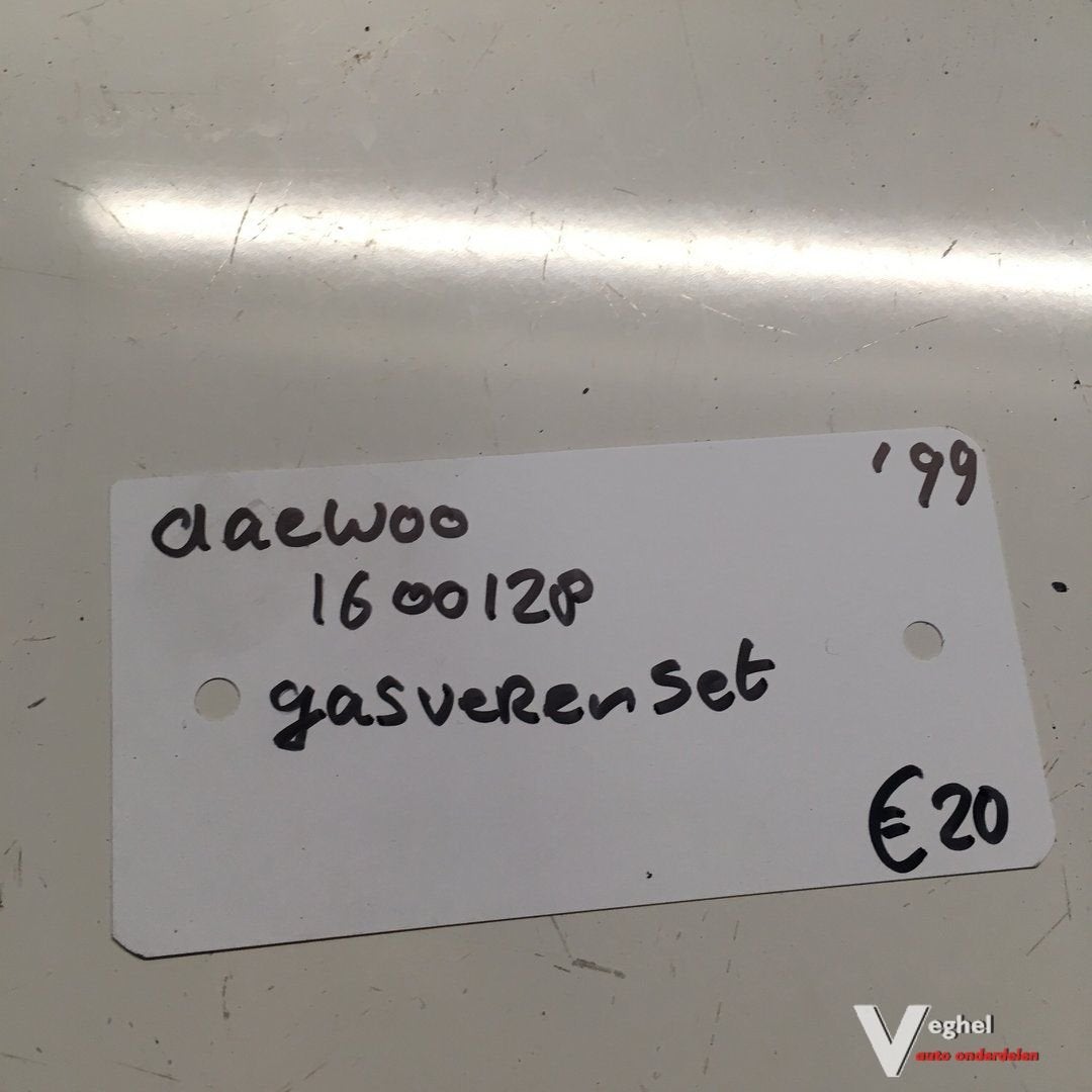 Daewoo Matiz 1999 Wagennr 1600128  Gasveren set achterklep, -, Utilisé, -, -