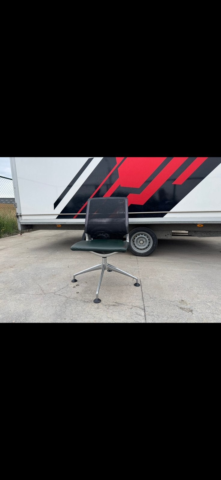 Bureaustoel vitra, Utilisé, Chaise de bureau, Ergonomique, Vert