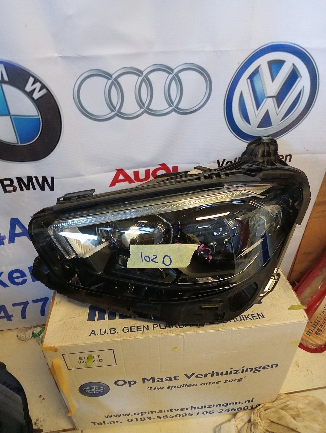 Mercedes E Klasse KOPLAMP A2139060110, Gebruikt, -, Ophalen of Verzenden, -