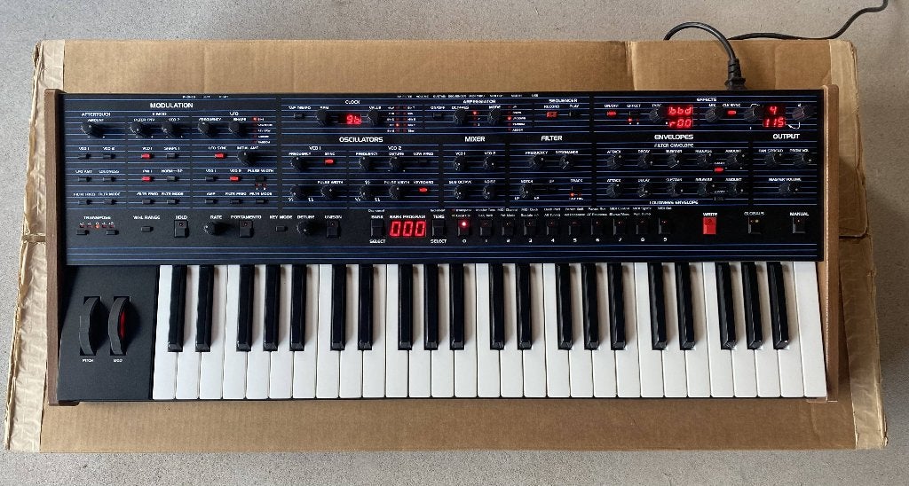 Sequential/Oberheim OB-6, Autres marques, Comme neuf, Enlèvement, 49 touches