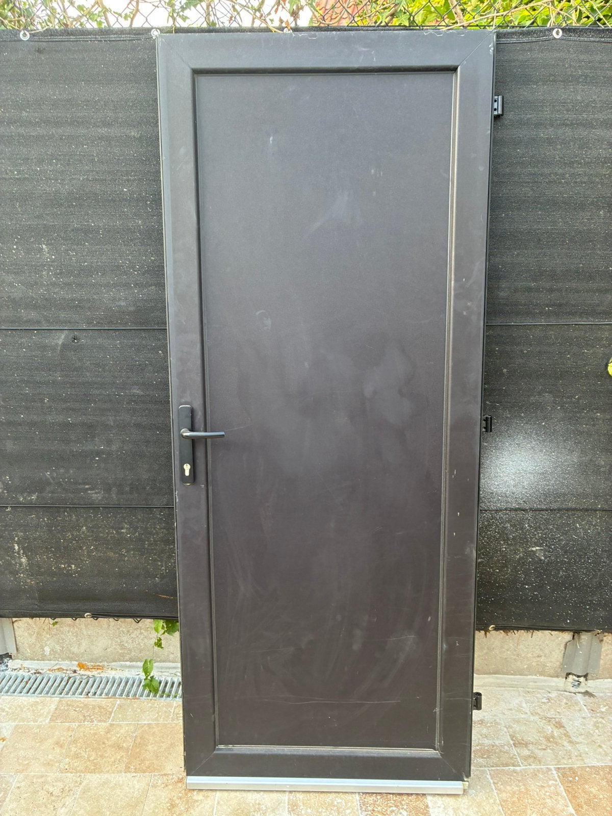 Pvc deur (enkel de deur), Doe-het-zelf en Bouw, Ophalen, Kunststof, Gebruikt, 80 tot 100 cm