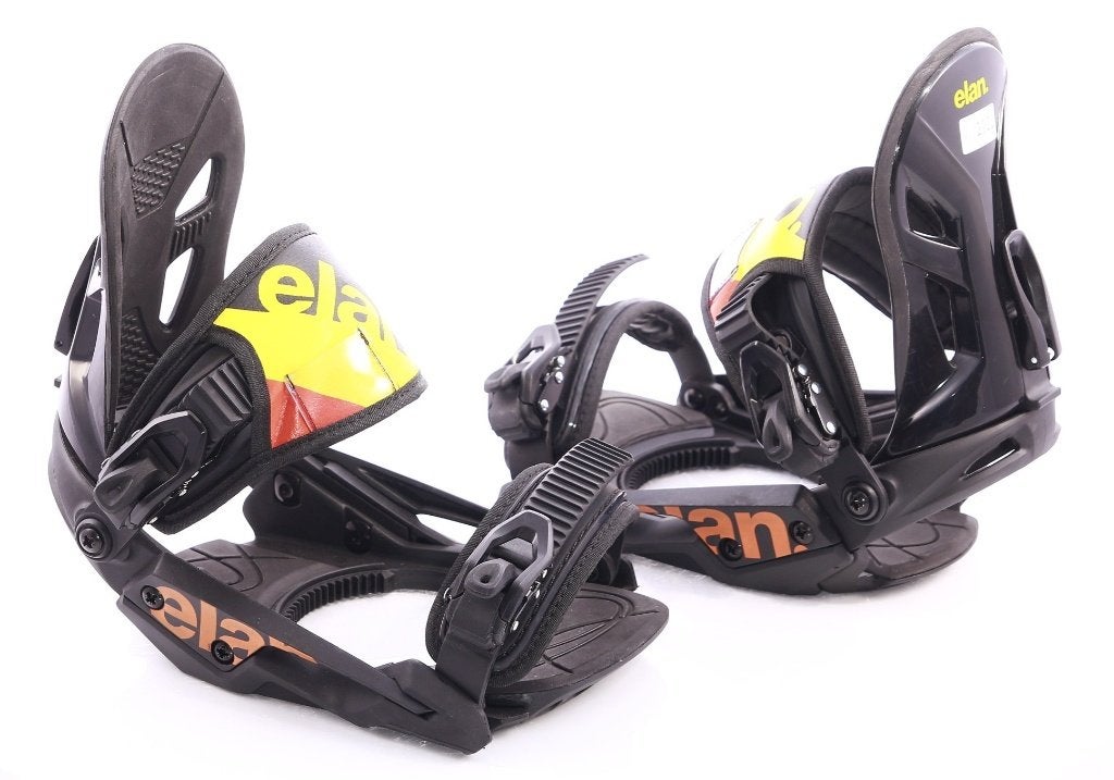 S;M; fixations de snowboard ELAN XENON, noir/jaune (NOUVEAU), Sports & Fitness, Envoi, Neuf, Fixations