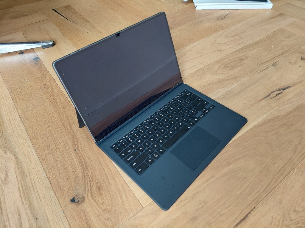 Samsung galaxy tab S9/S10 ultra book cover keyboard (QWERTY), 13 inch of meer, Nieuw, Bescherming voor- en achterkant, Ophalen of Verzenden