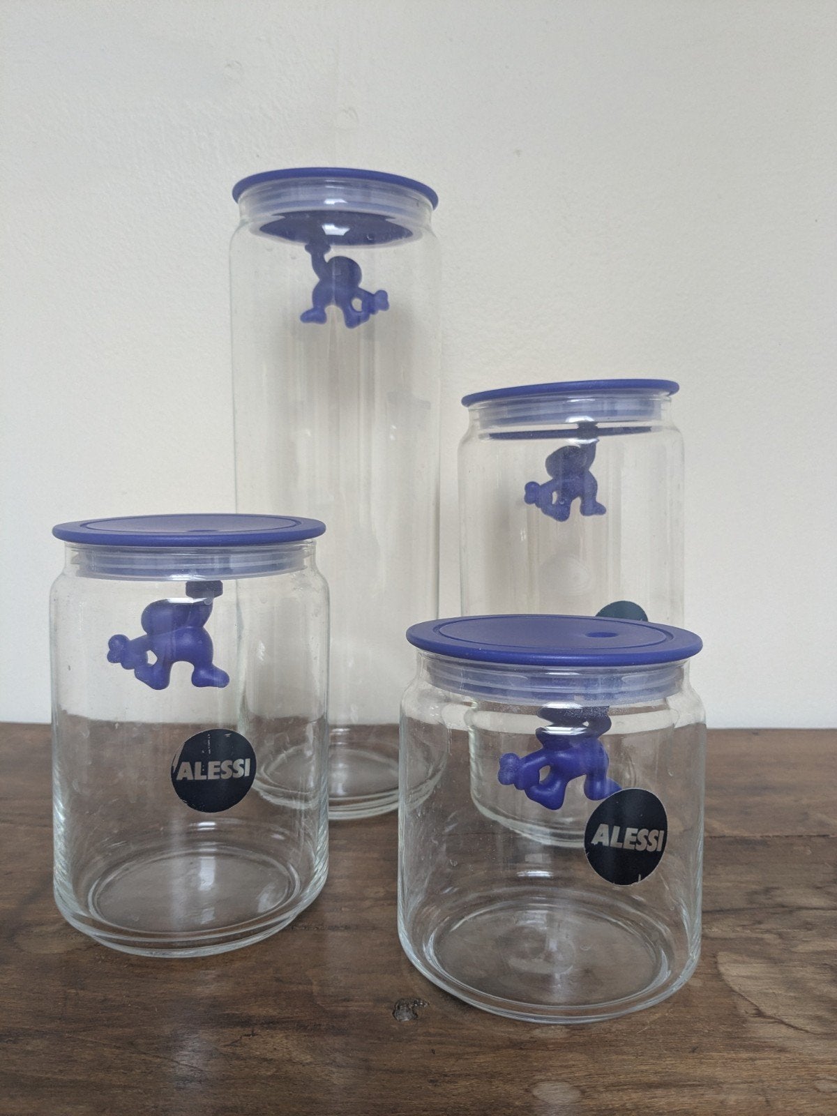 Alessi Gianni voorraadpotten, Ophalen, Zo goed als nieuw, Glas
