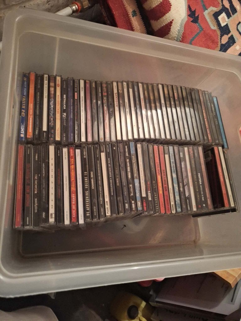 cd  collection 69 cd hard rock metal annees 90 main propre, Cd's en Dvd's, Ophalen, Gebruikt, Eerste persing, Hard Rock