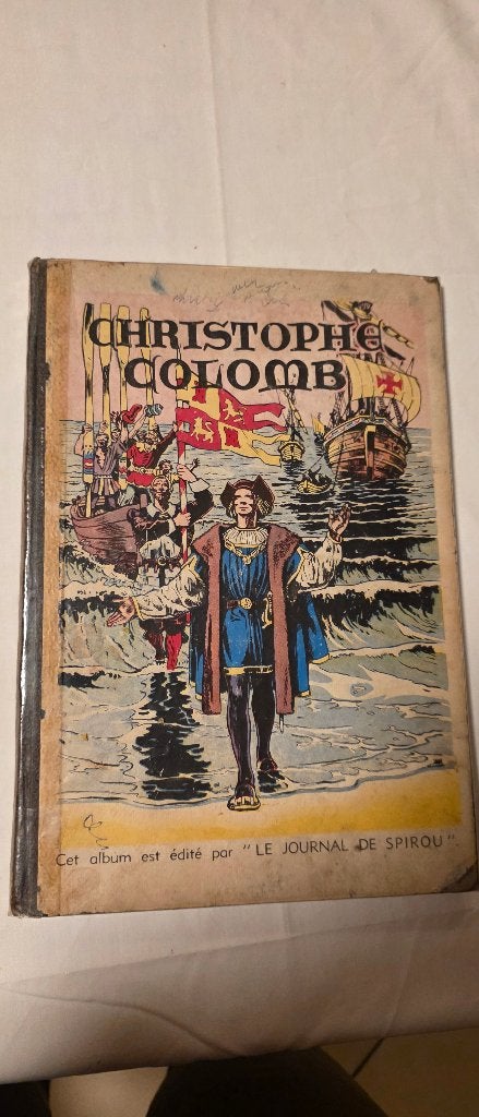 Christophe Colomb – Jijé – Dupuis / Journal de Spirou – 1946, Gelezen, Eén stripboek, Jije, Ophalen of Verzenden
