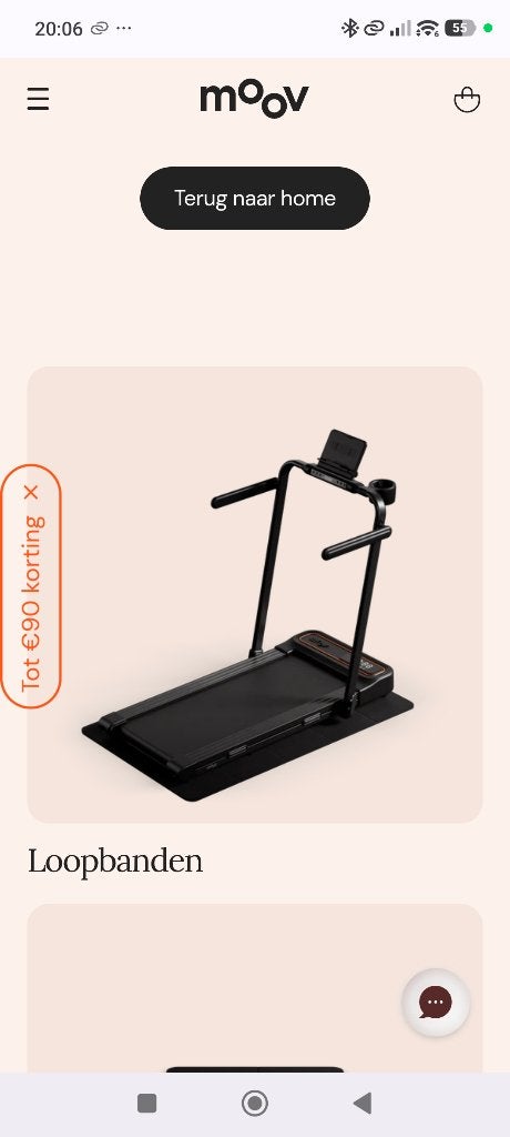 Moov loopband, Ophalen, Nieuw, Loopband
