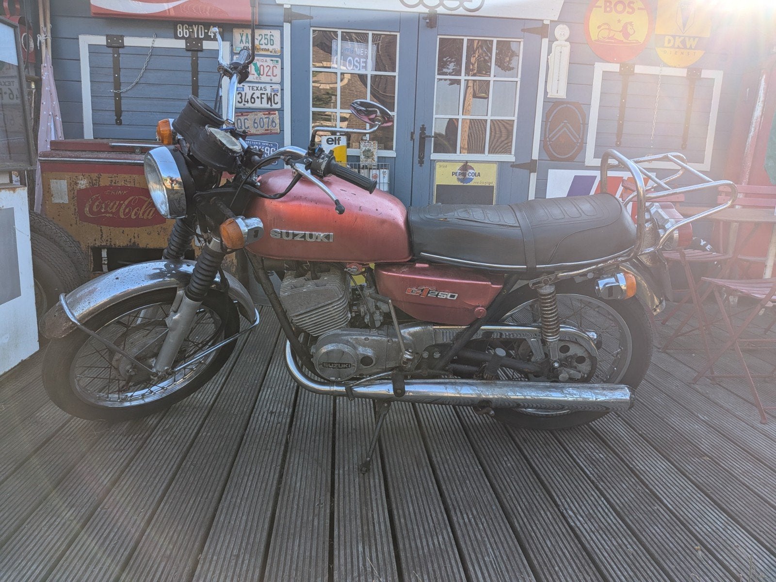 Suzuki GT 250 Van 1976, Motoren