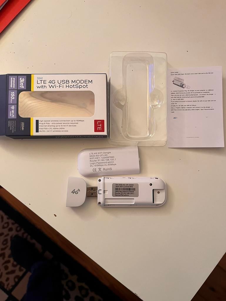 Lte 4g usb wifi modem, Enlèvement, Neuf