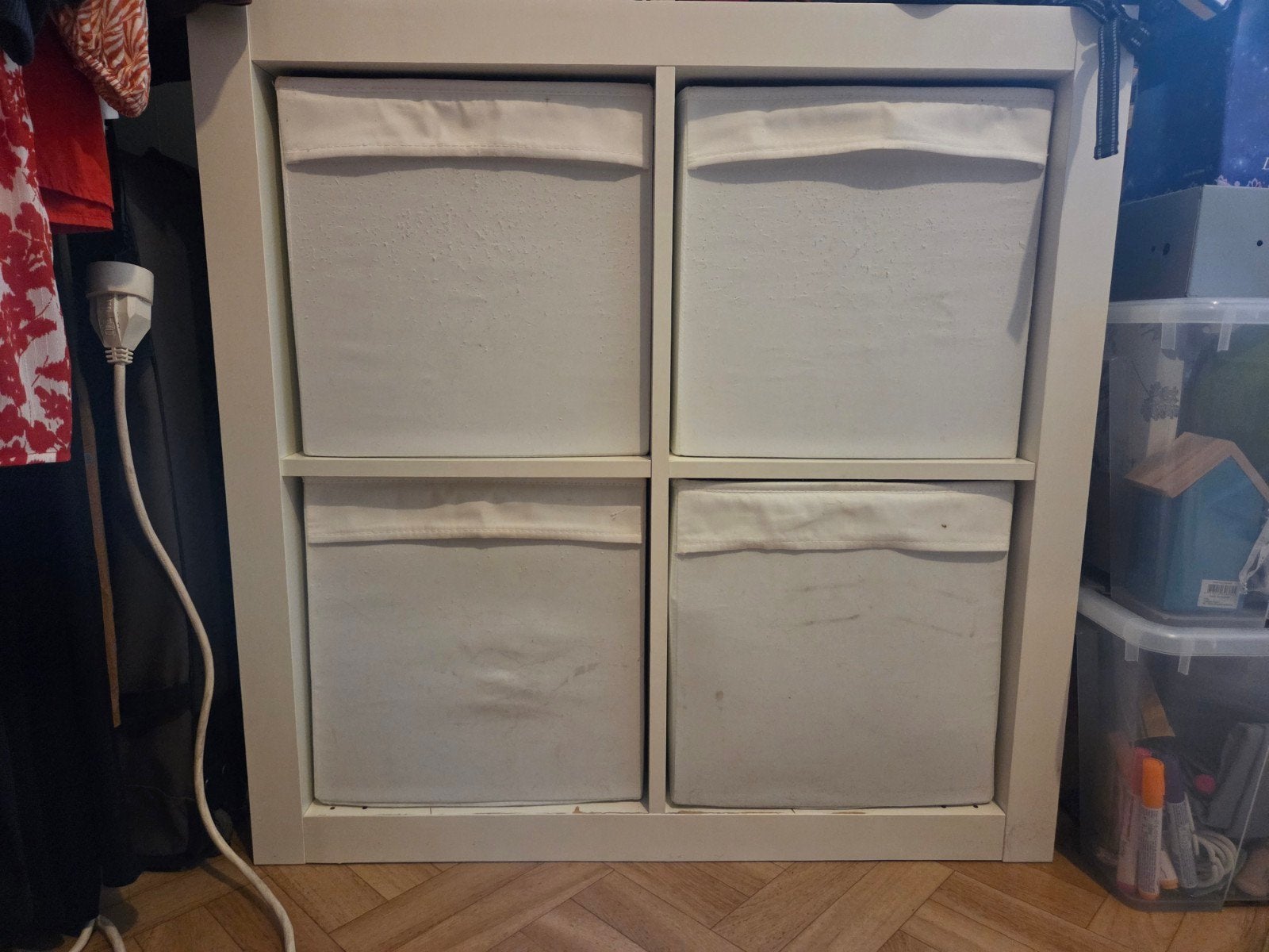 Witte kast IKEA, Ophalen
