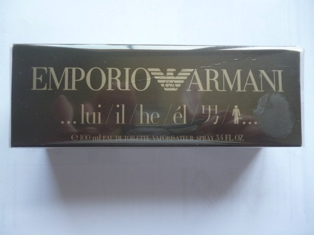 EMPORIO ARMANI lui - il - he - Herenparfum 100ml, Ophalen of Verzenden, Nieuw