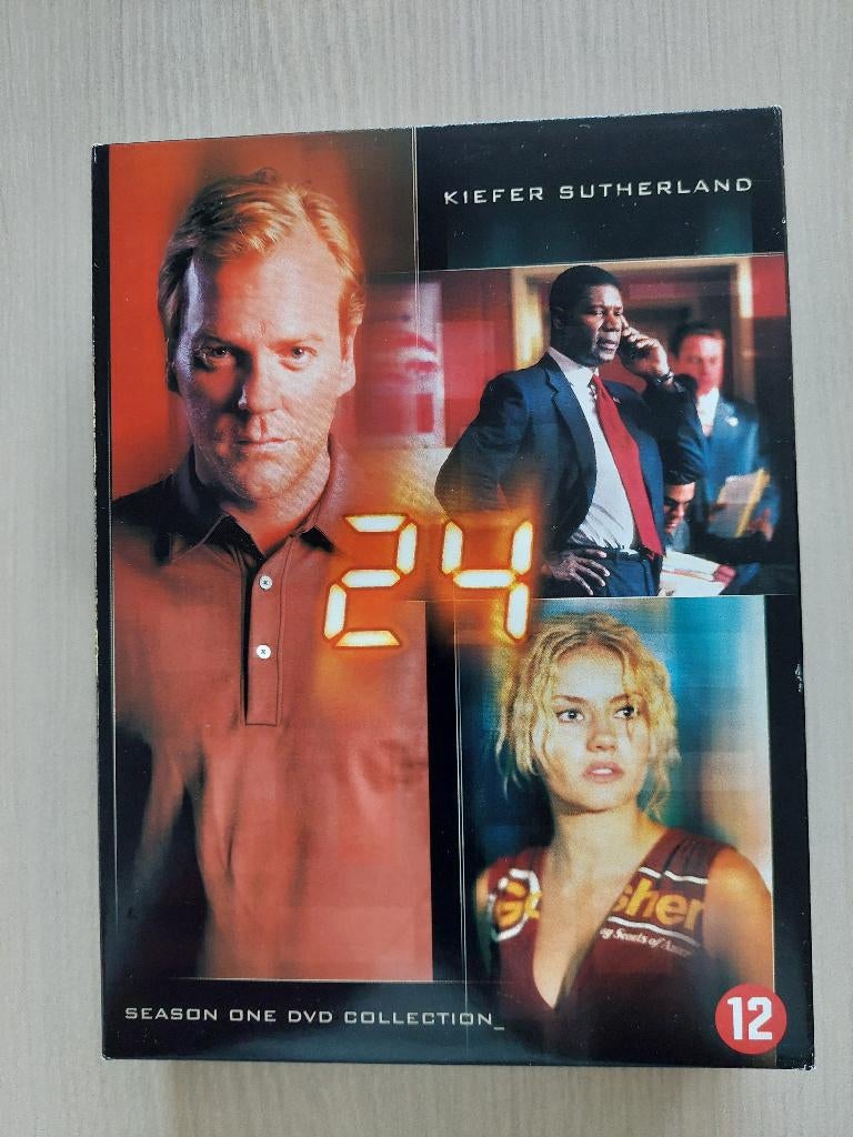 DVD - "24" met Kiefer Sutherland alias JACK BAUER, Cd's en Dvd's, Dvd's | Actie, Nieuw in verpakking, Actiethriller, Vanaf 16 jaar
