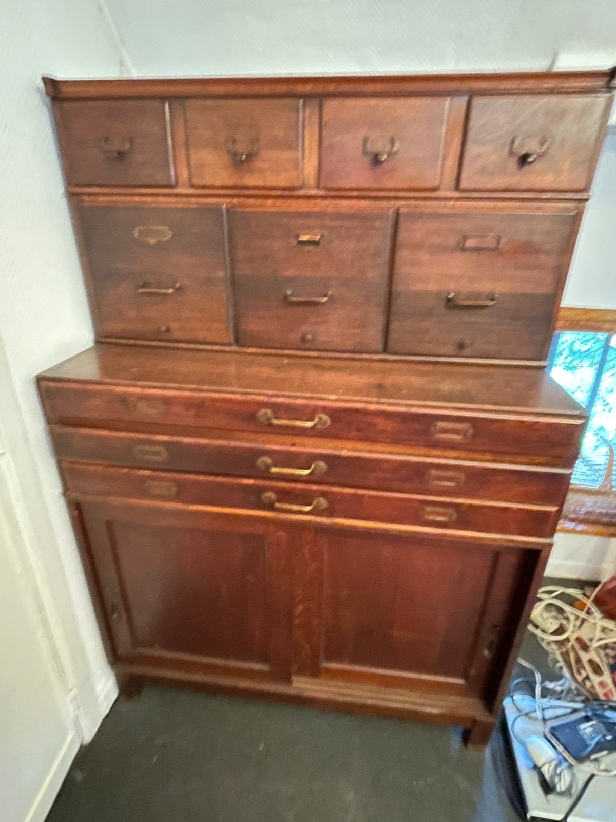 À vendre très beau meuble de métiers anciens en bois noble, Enlèvement, Comme neuf