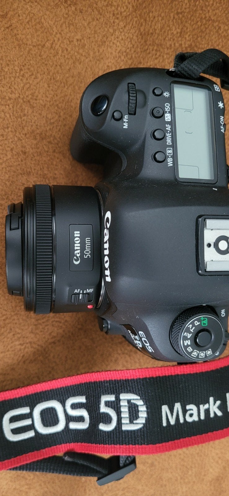 Canon 5d M4, 19966clikx, objectif Canon EF 50 mm Stm, laser,, Enlèvement ou Envoi, Comme neuf, Reflex miroir, Canon