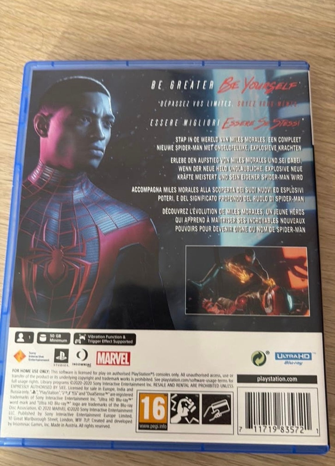 Spiderman Miles Morales PS5, Enlèvement, Comme neuf