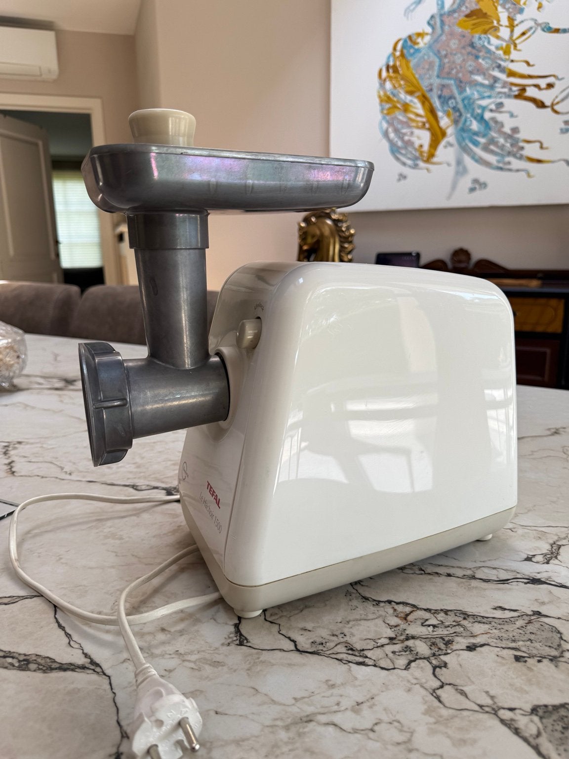 Tefal Le Hachoir 1500 – Vleesmolen 1500W, Elektronische apparatuur, Keukenmixers, Zo goed als nieuw, Ophalen