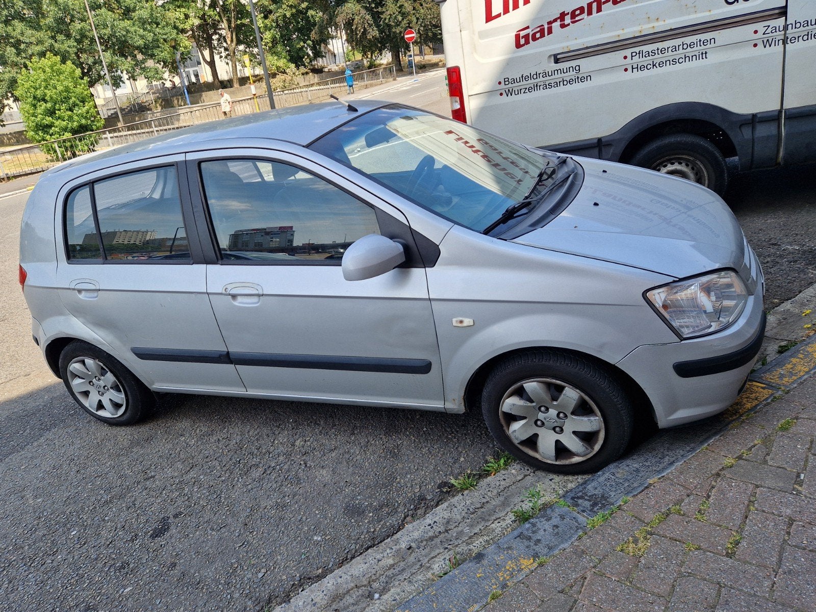 Hyundai Getz 2005, Auto's, Hyundai, Voorwielaandrijving, Stof, Zwart, 5 deurs